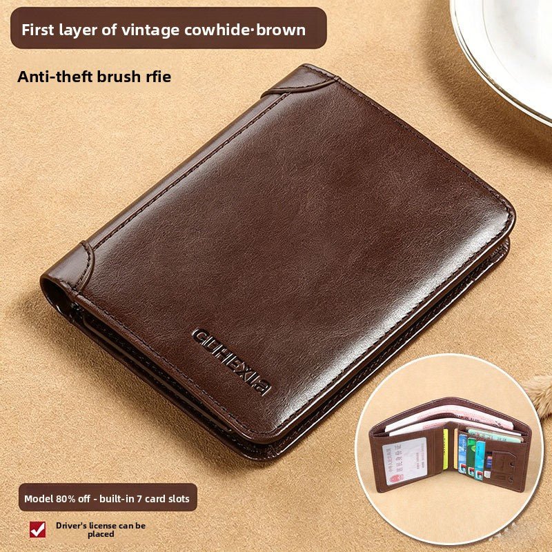 Men's Multifunctional Leather Wallet
