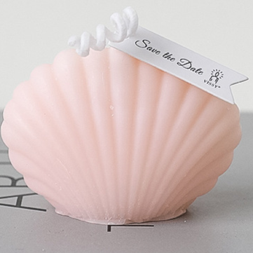 Shell Scented Candle Decor