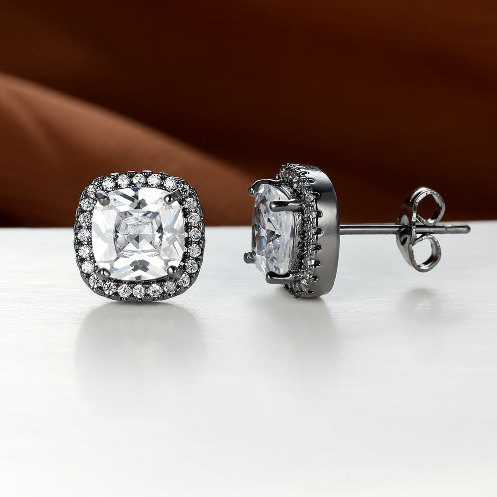 Luxury Zircon Stud Earrings