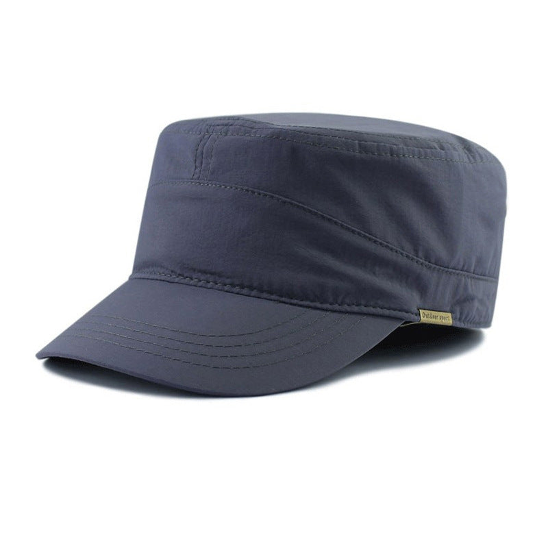 Oversized Flat Crown Cap