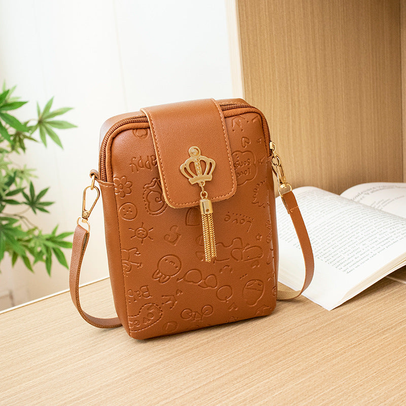 Women's Wavy Embossed Bag