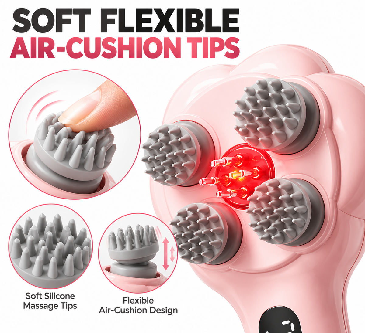 1500mAh Scalp Massage Comb