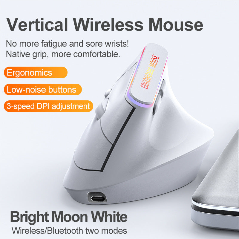 Vertical Wireless Bluetooth Mouse