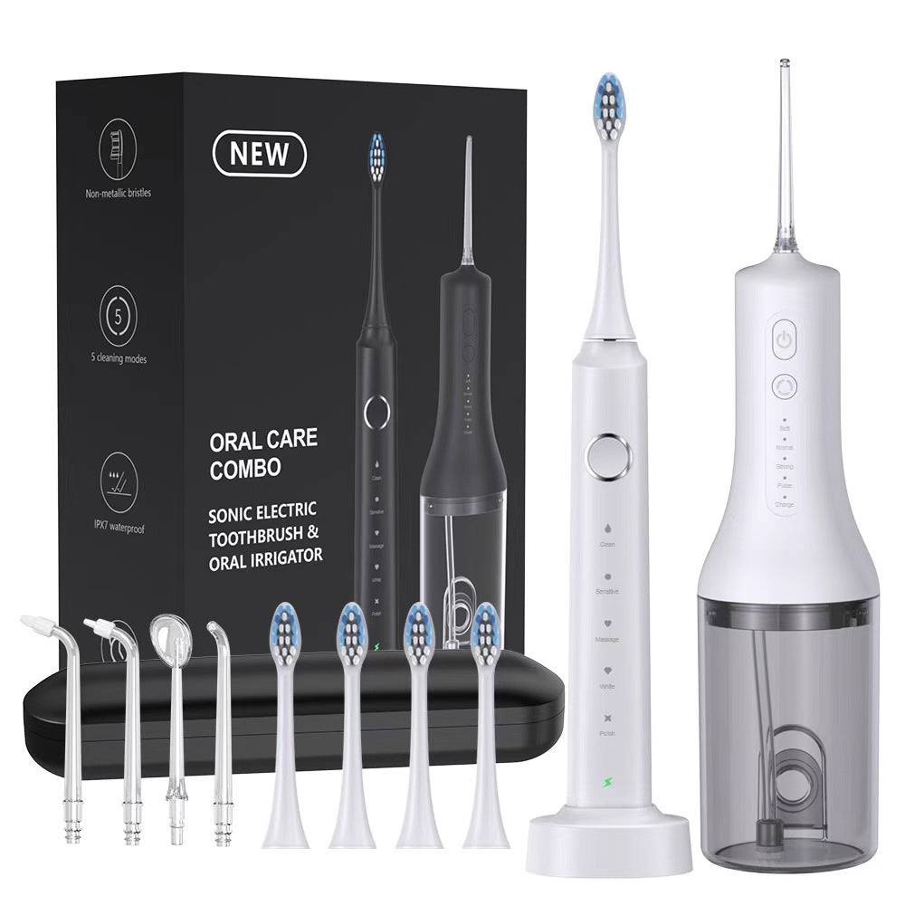 Sonic Toothbrush and Water Flosser Set