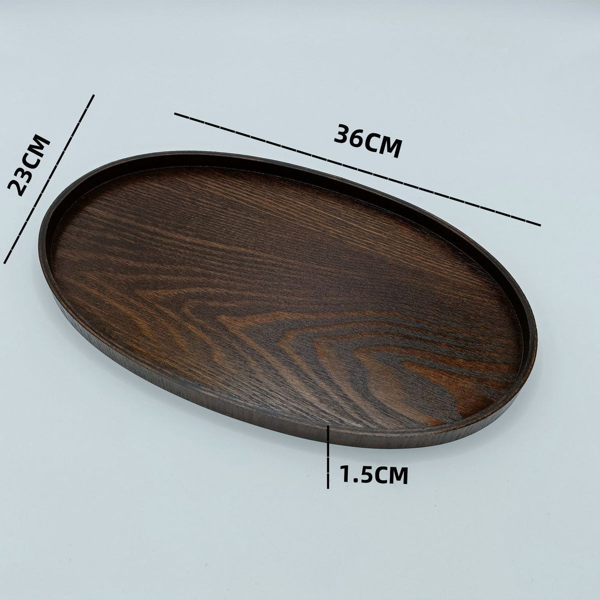 Wooden Multi-Purpose Serving Tray Round Oval and Semicircle