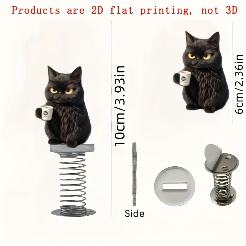 Cute Cat Mirror Pendant