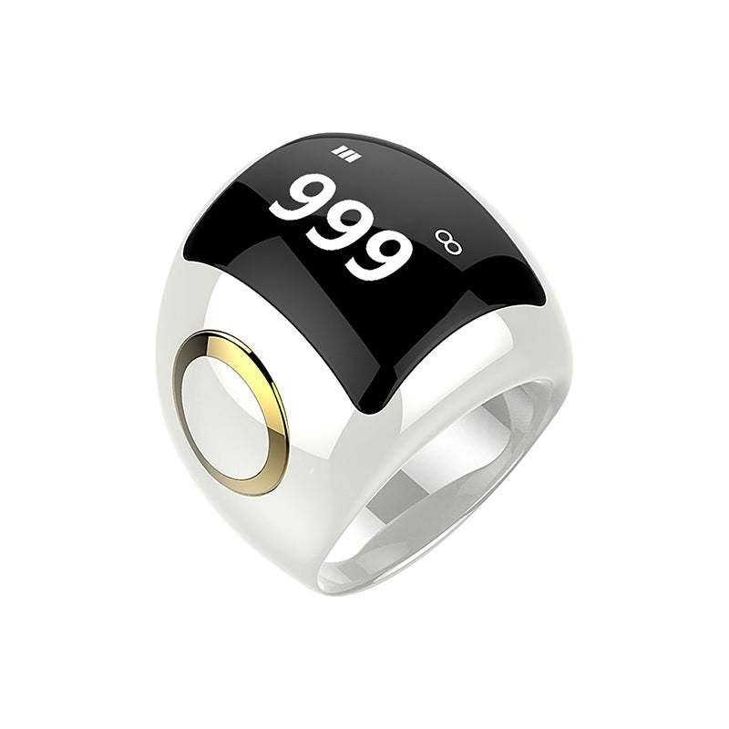 Smart Ring with Step Counter and Alarm Function