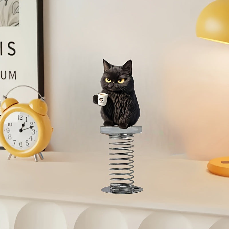 Cute Cat Mirror Pendant