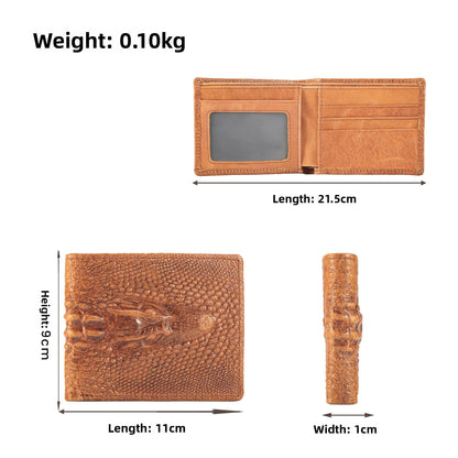 Men's Crocodile Leather Wallet