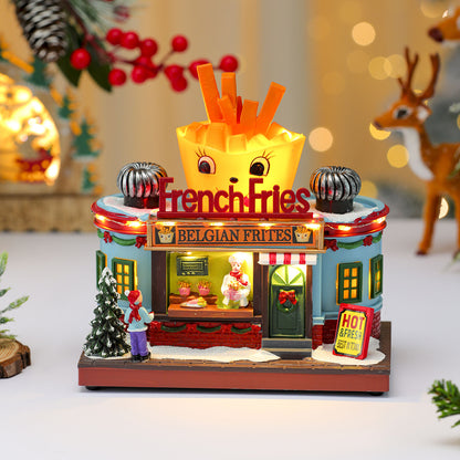 Light Up Christmas Music Box