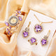 Women's Quartz Jewelry Set