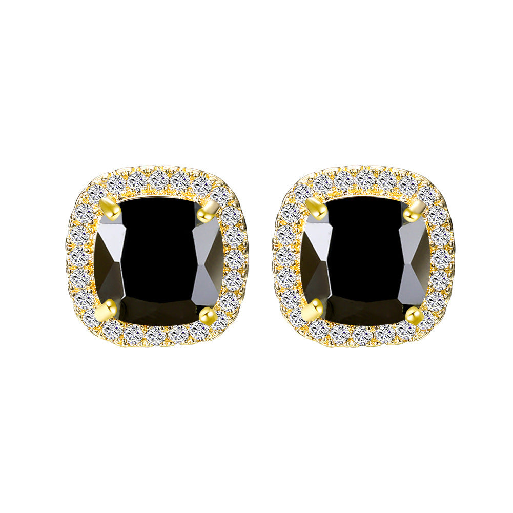 Luxury Zircon Stud Earrings