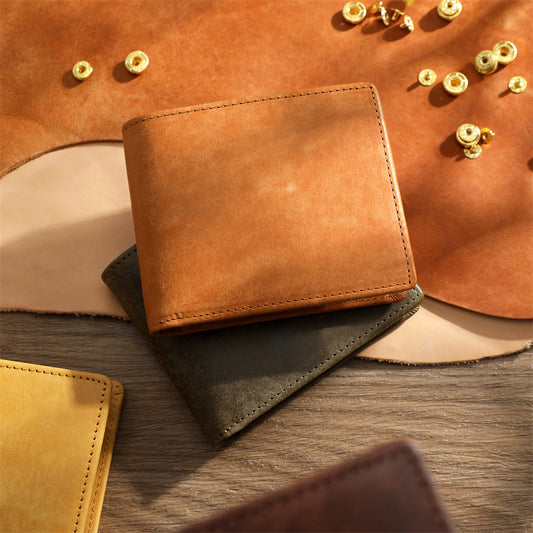 Men's Leather Short Wallet