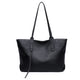 Genuine Leather Tote Bag with Shoulder Strap