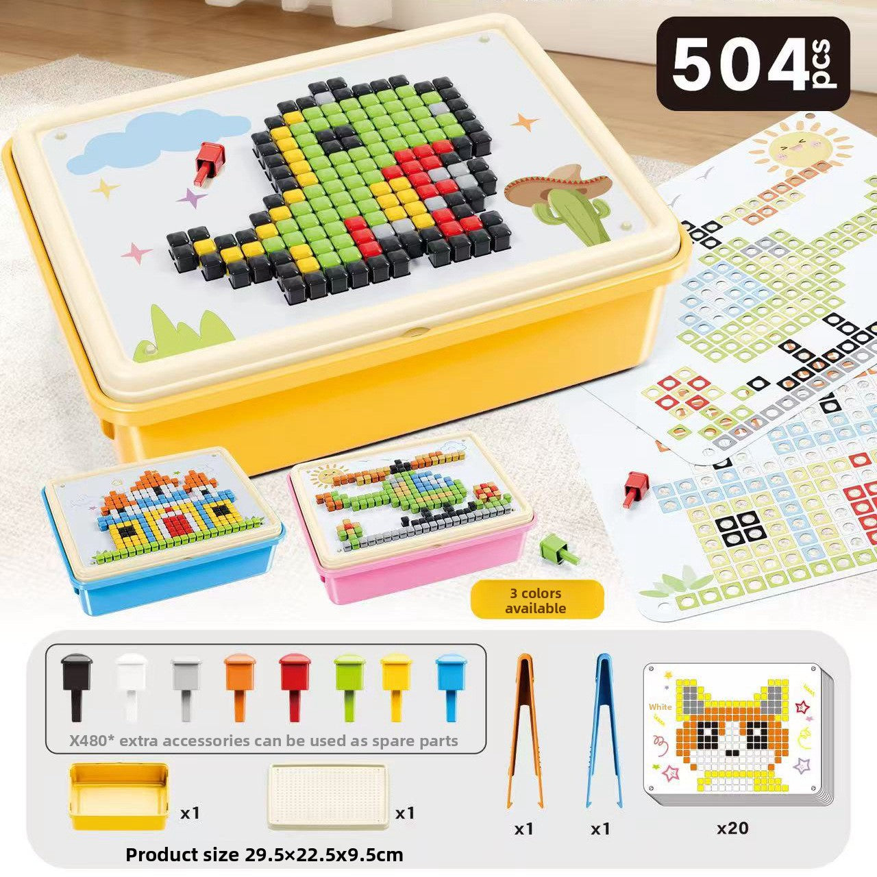 Mushroom Peg Puzzle Toy