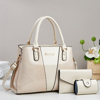 Women's Snake Print Handbag