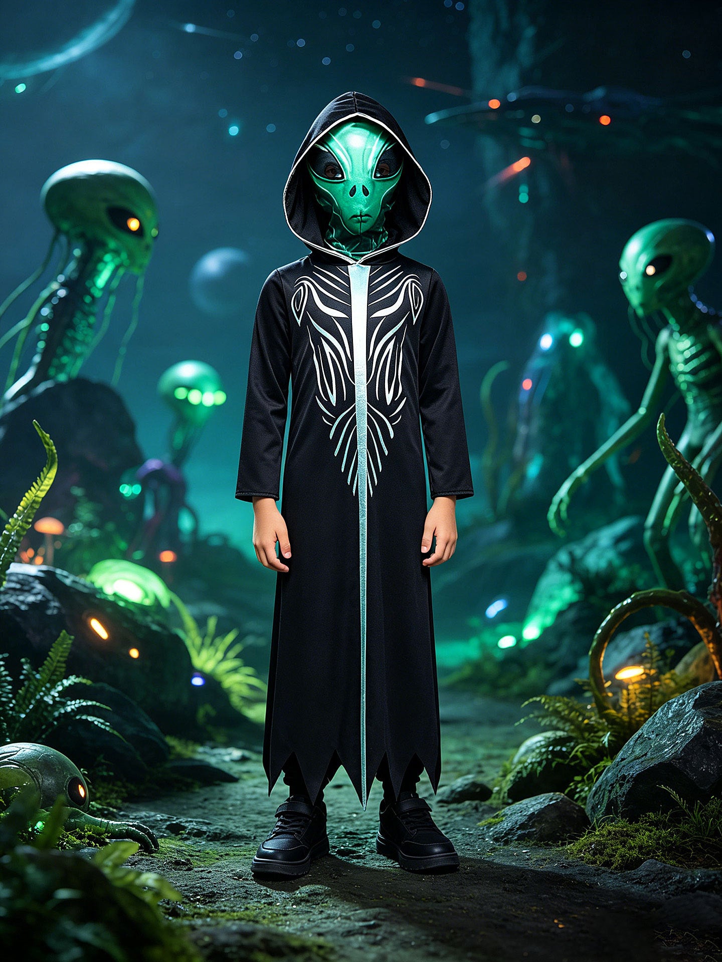 Children's Alien Cosplay Costume