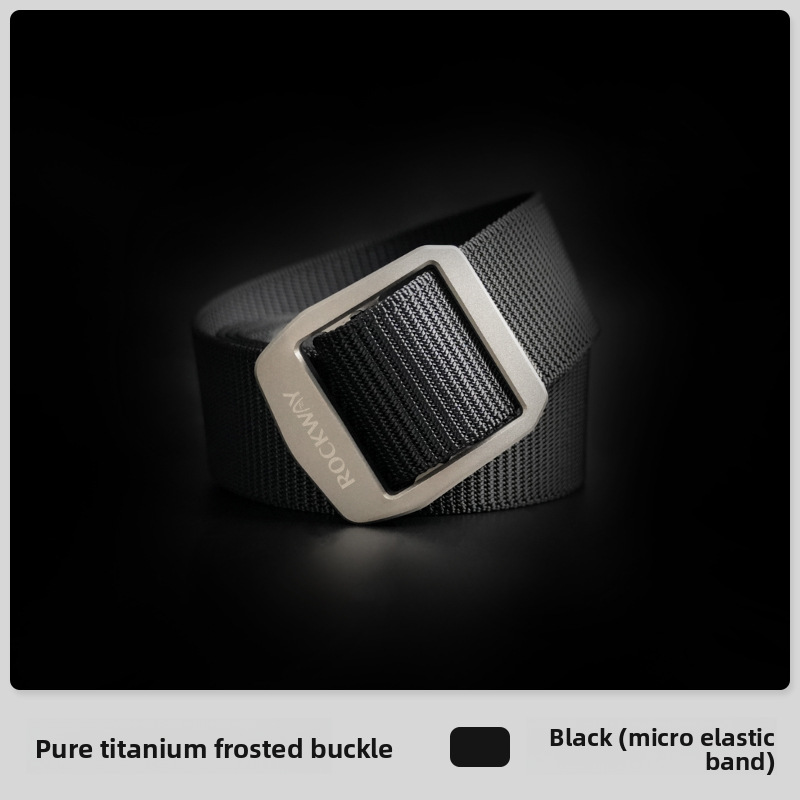 Titanium Tactical Canvas Belt