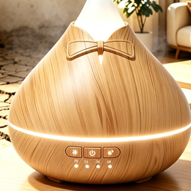 Bow Tie Wood Grain Aroma Diffuser