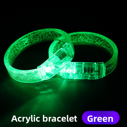Acrylic LED Glow Bracelet
