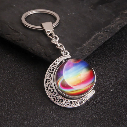Luminous Celestial Keychain Pendant
