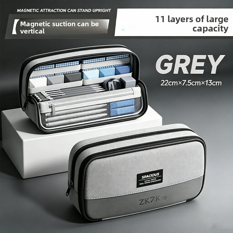 11 Layer Magnetic Pencil Case