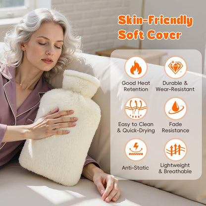 Winter Plush Hot Water Bottle 2L