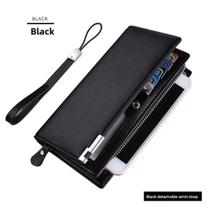 Leather Long Wallet