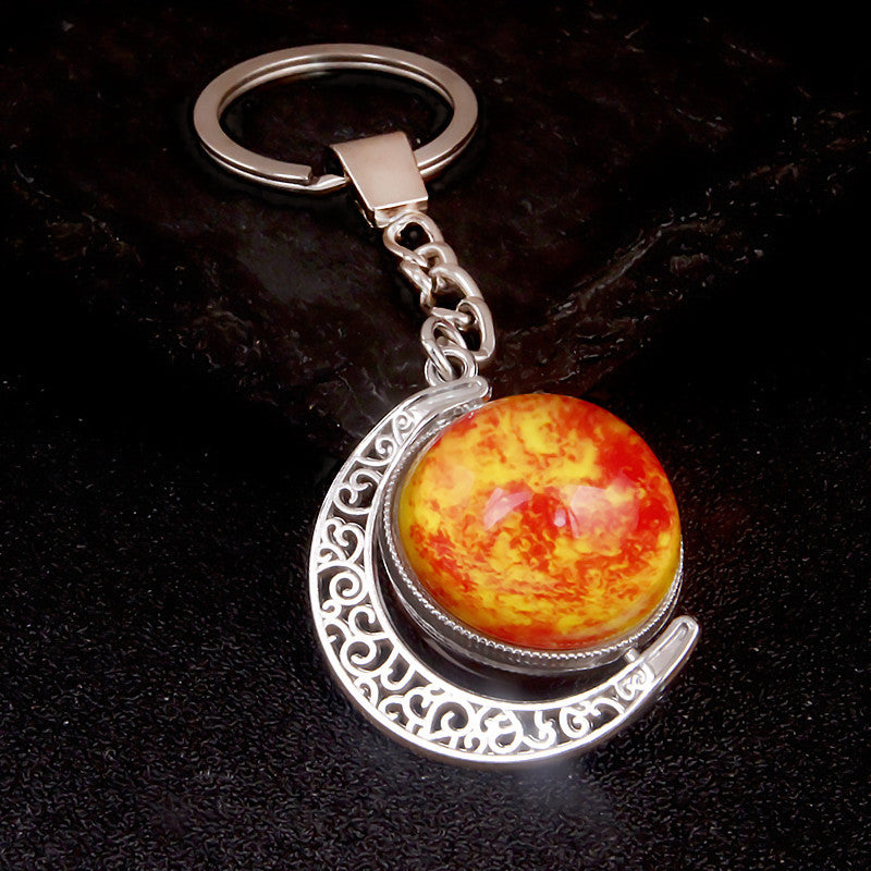 Luminous Celestial Keychain Pendant