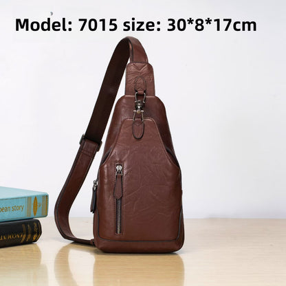 Genuine Leather Chest Bag