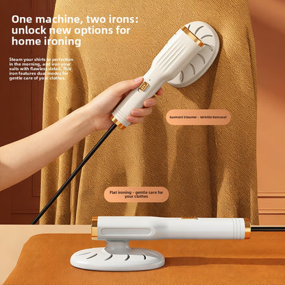 Portable 2-in-1 Garment Steamer & Mini Electric Iron