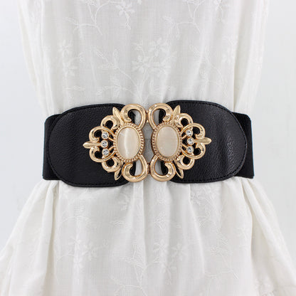 Women's Leaf Buckle Waist Belt