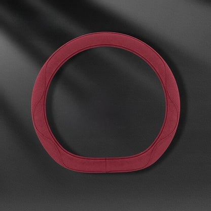 Suede Leatherette Steering Wheel Cover