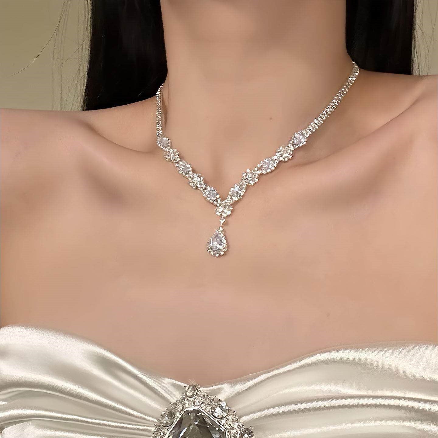 3pcs Luxury Rhinestone Jewelry