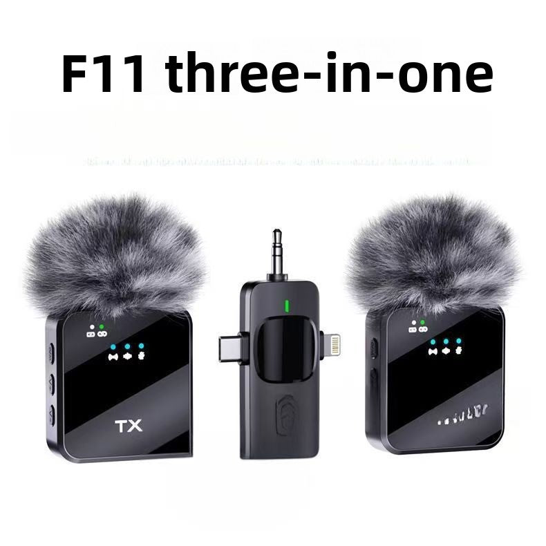 Wireless Square Lavalier Microphone
