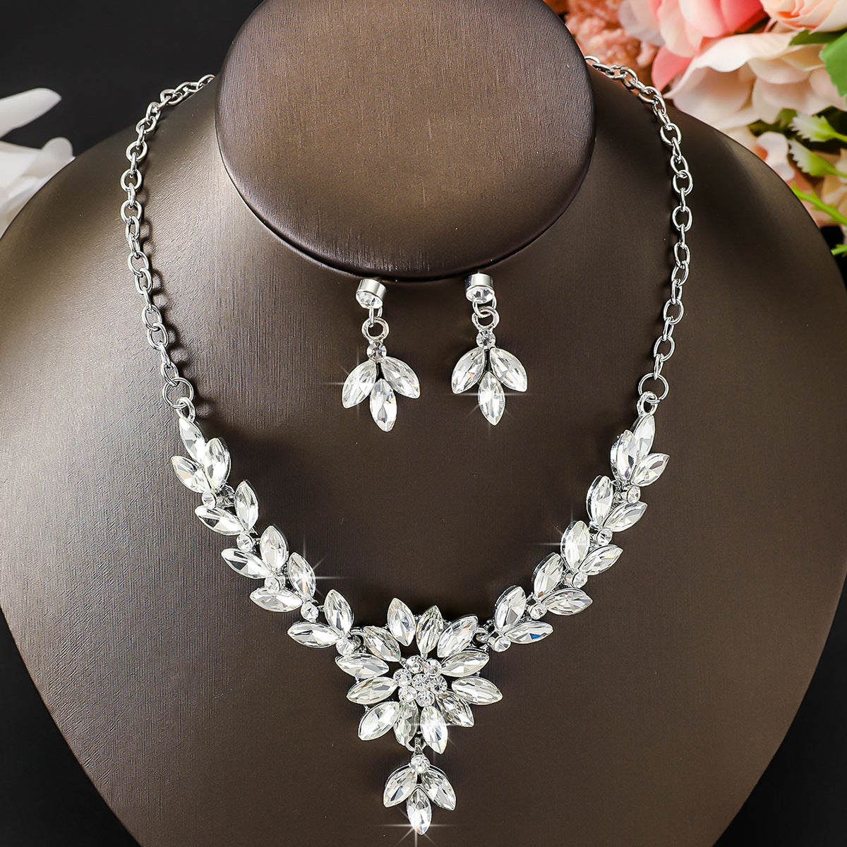 Floral Wedding Jewelry Set