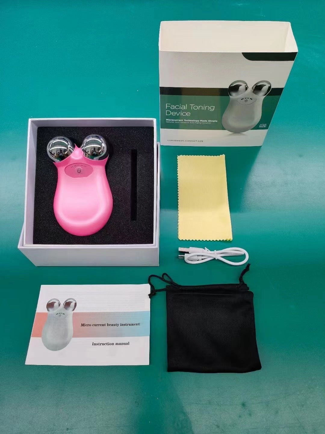 Microcurrent RF Facial Massager