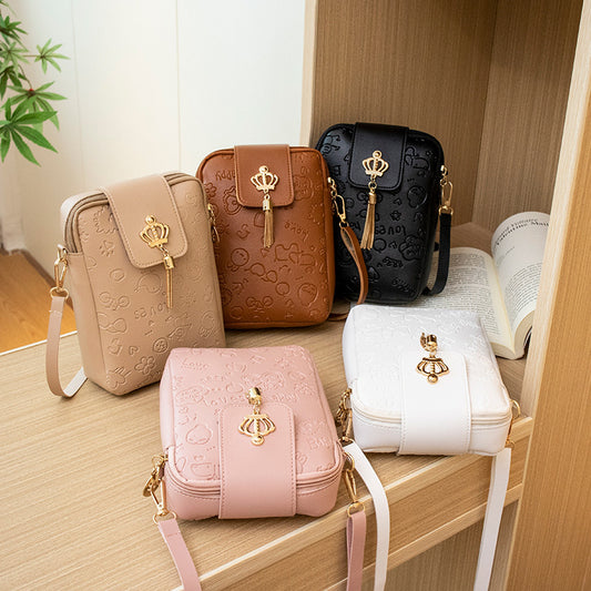Women's Wavy Embossed Bag
