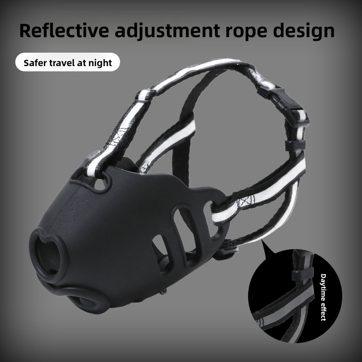 Adjustable Reflective Dog Muzzle