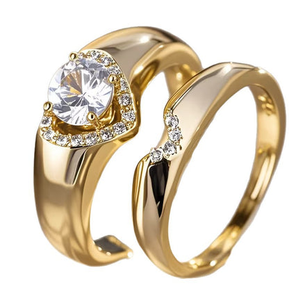 Heart Shaped Ring Set