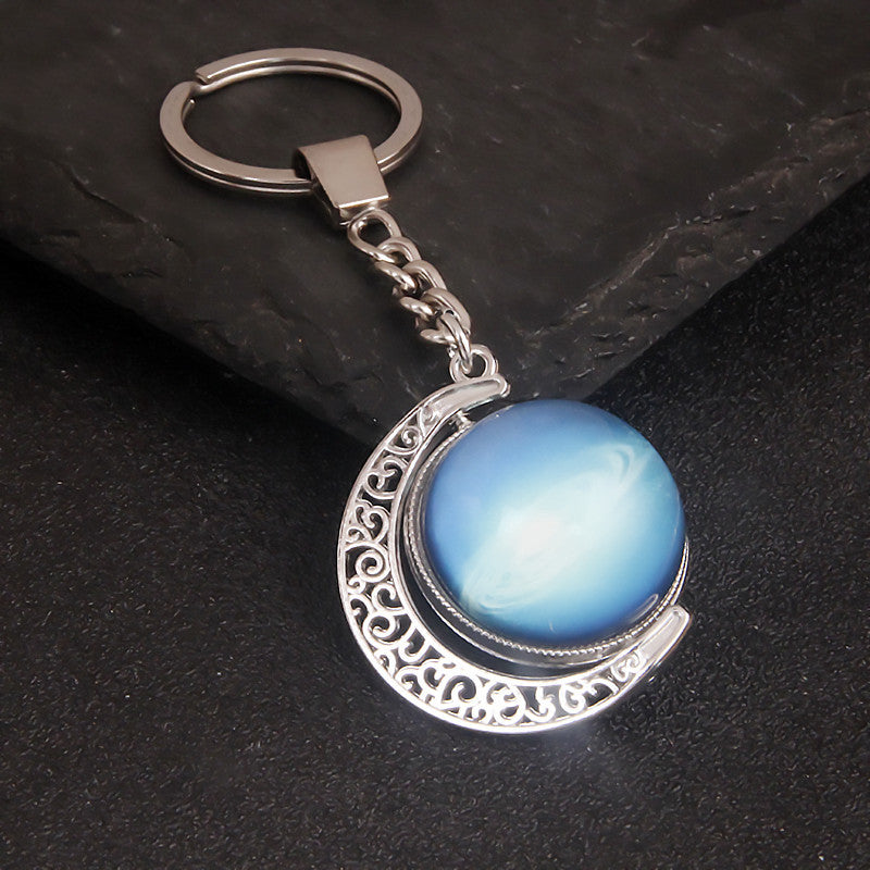 Luminous Celestial Keychain Pendant