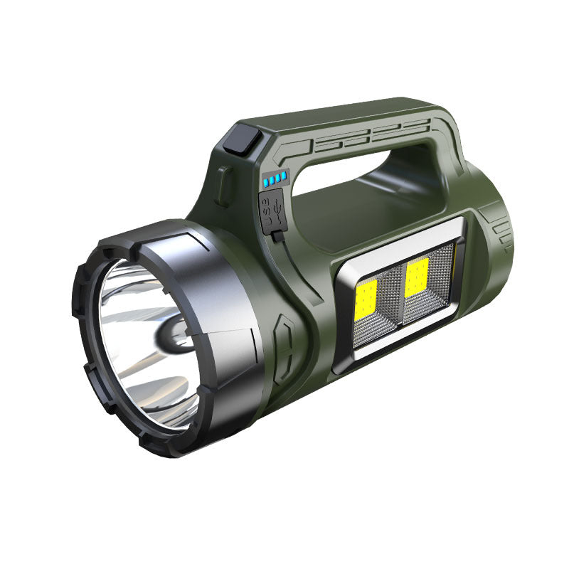 Solar Rechargeable LED Flashlight