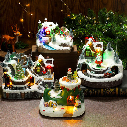 Light Up Christmas Music Box