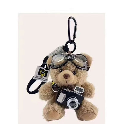 Flash Bear Camera Keychain