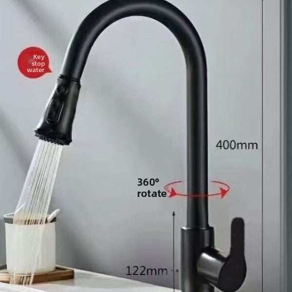 Stainless Steel Pull-Out Faucet