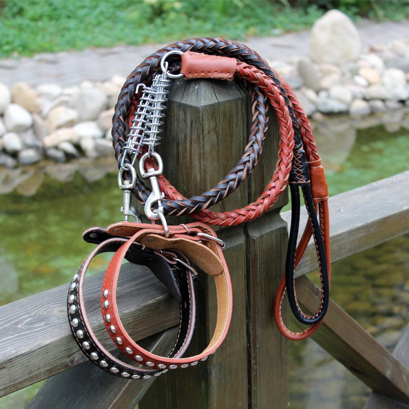 Genuine Leather Dog Leash