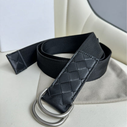 Striped Canvas Casual Belt