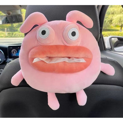 Plush Car Tissue Box