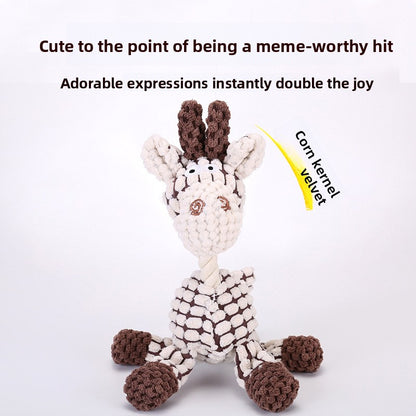 Squeaky Plush Dog Toy