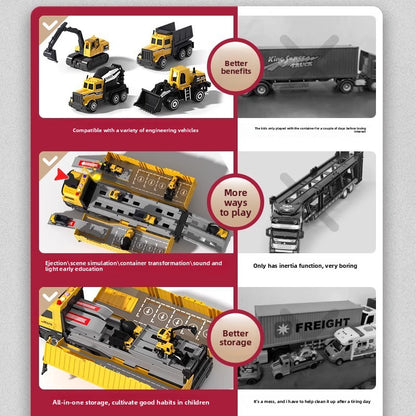 Construction Vehicle Toy Set